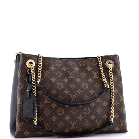 Surene Handbag Monogram Canvas with Leather MM