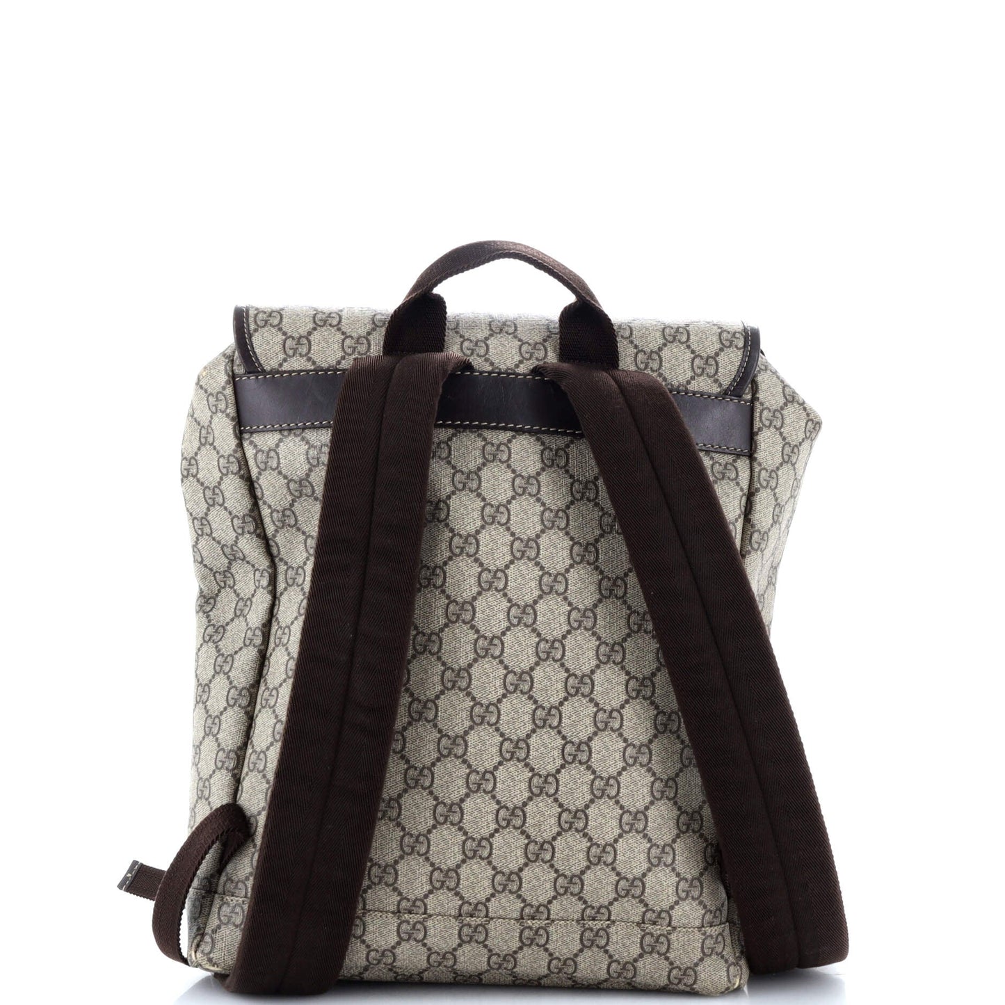 Buckle Backpack GG Coated Canvas Medium