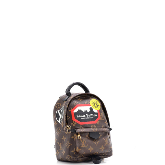 Palm Springs Backpack Limited Edition World Tour Monogram Canvas Mini