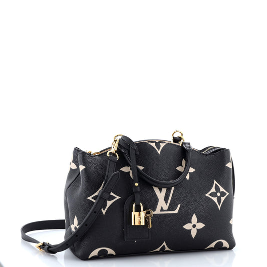 Petit Palais Handbag Bicolor Monogram Empreinte Giant