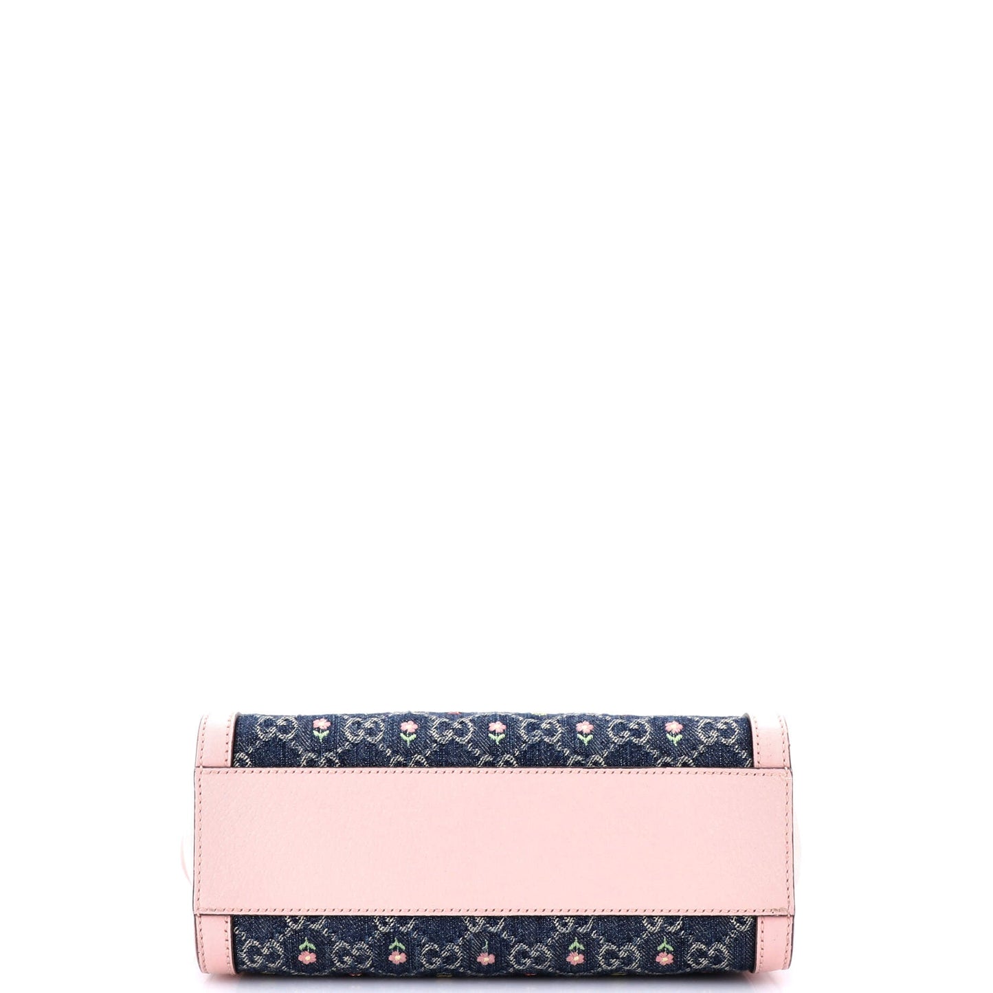 Ophidia Top Handle Tote Flower Embroidered GG Denim Small