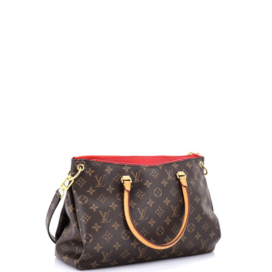 Pallas Tote Monogram Canvas with Leather