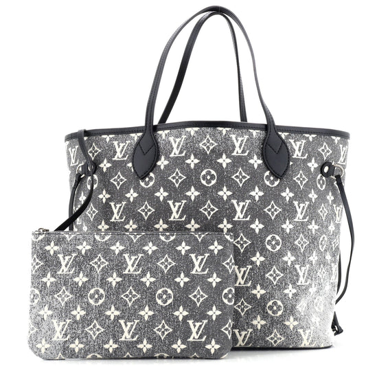 Neverfull NM Tote Monogram Jacquard Denim MM
