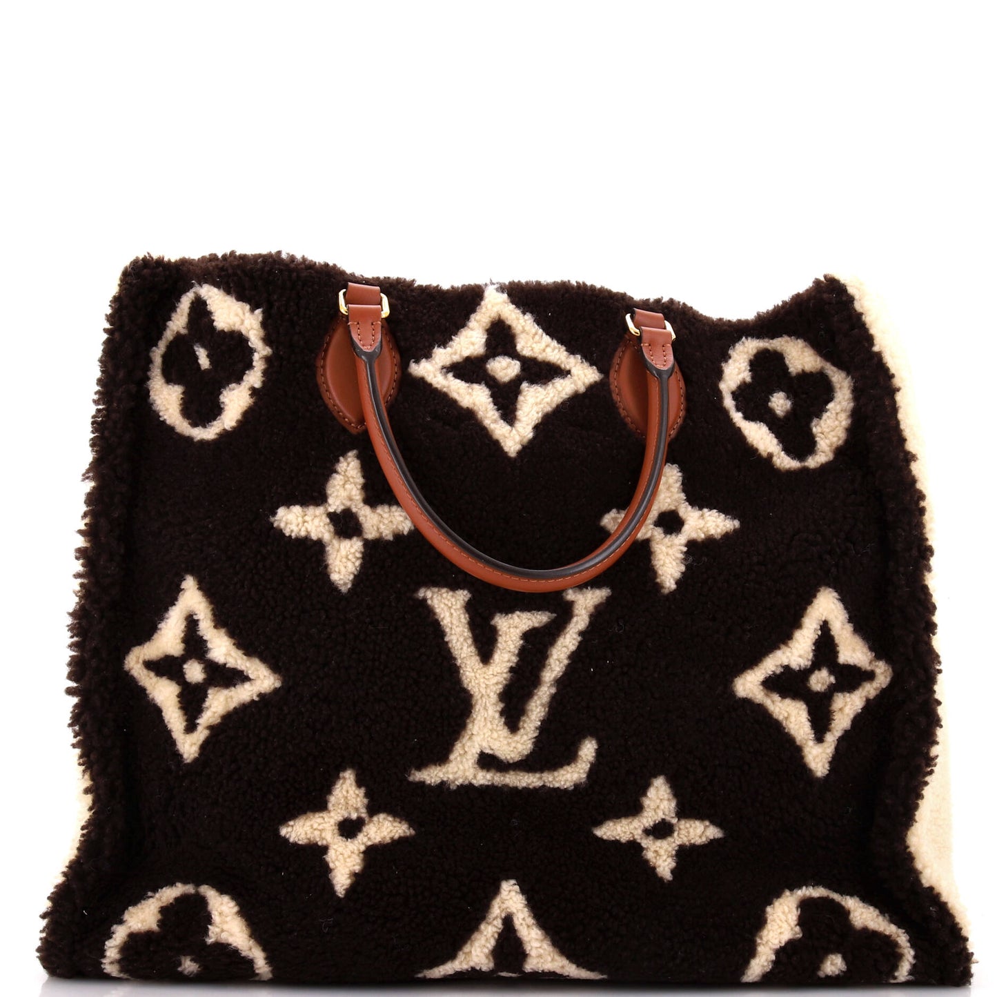 OnTheGo Tote Monogram Giant Teddy Fleece GM
