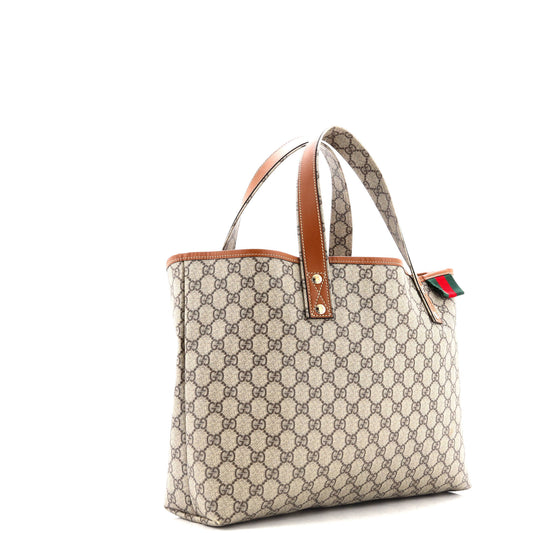 Web Loop Tote GG Coated Canvas Medium