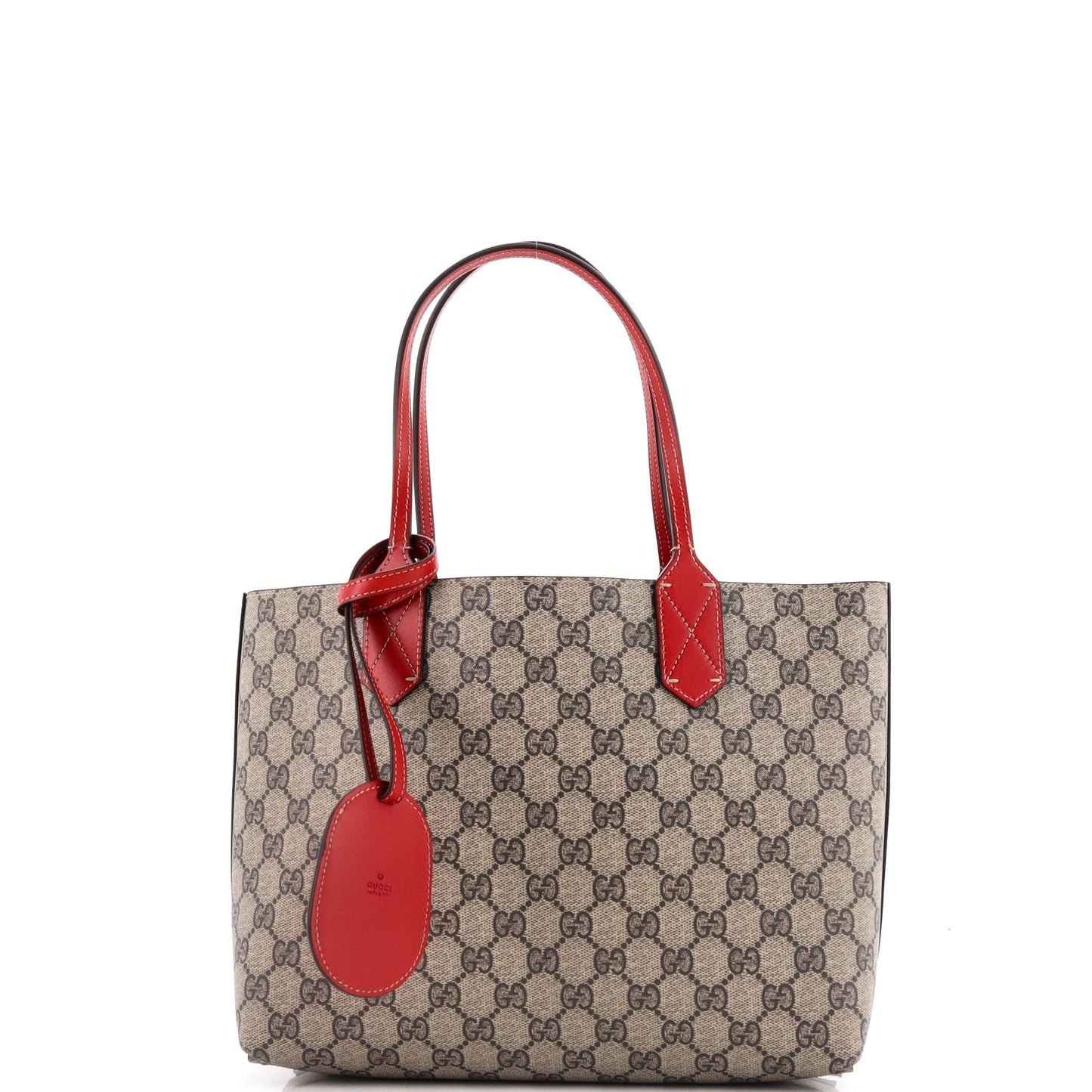 Reversible Tote GG Print Leather Small