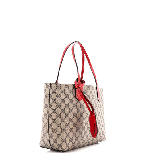 Reversible Tote GG Print Leather Small