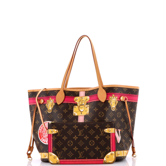 Neverfull NM Tote Limited Edition Summer Trunks Monogram Canvas MM