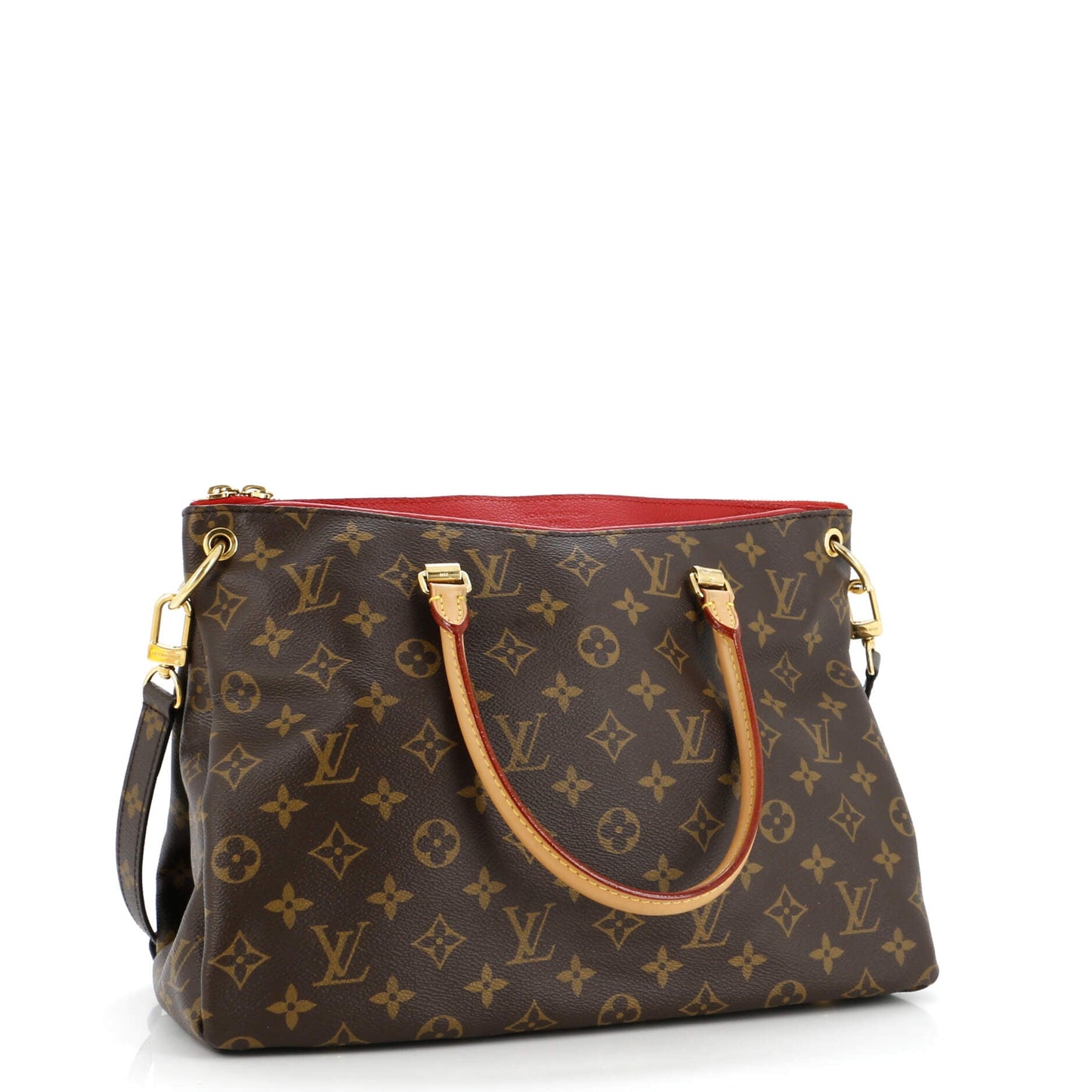 Pallas Tote Monogram Canvas with Leather