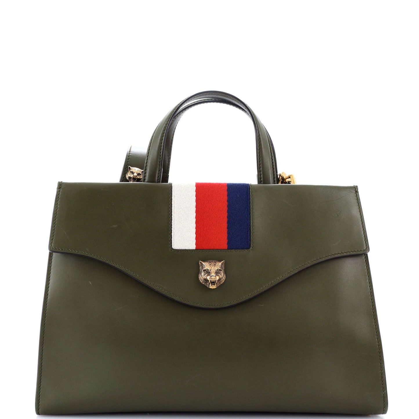 Web GG Marmont Tote Leather Medium