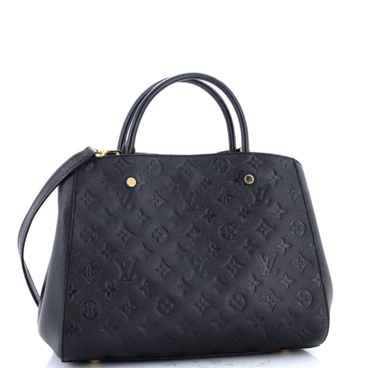 Montaigne Handbag Monogram Empreinte Leather MM