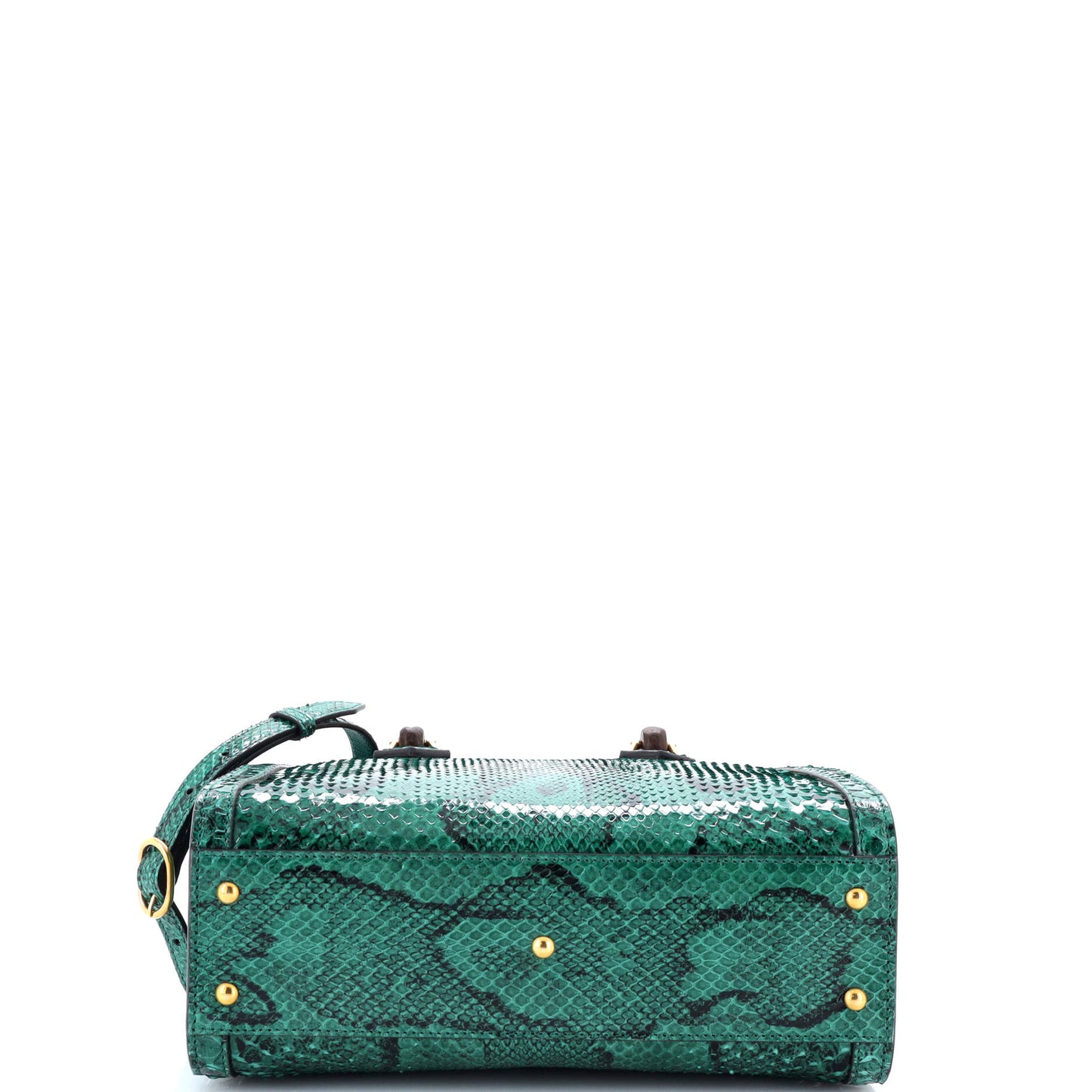 Diana NM Bamboo Handle Tote Python Small