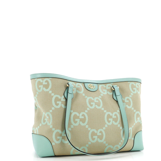 Ophidia Shopping Tote Jumbo GG Canvas Medium