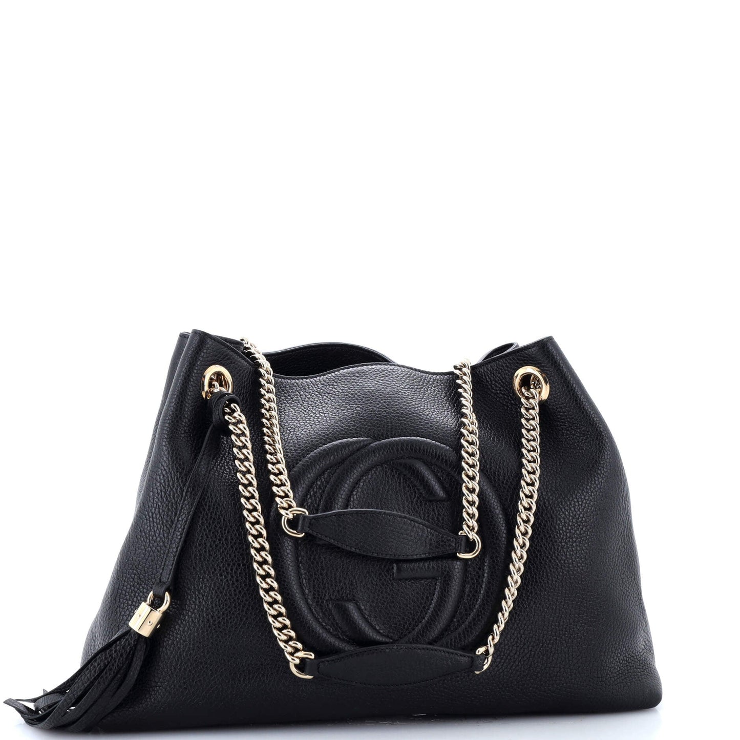 Soho Chain Strap Shoulder Bag Leather Medium