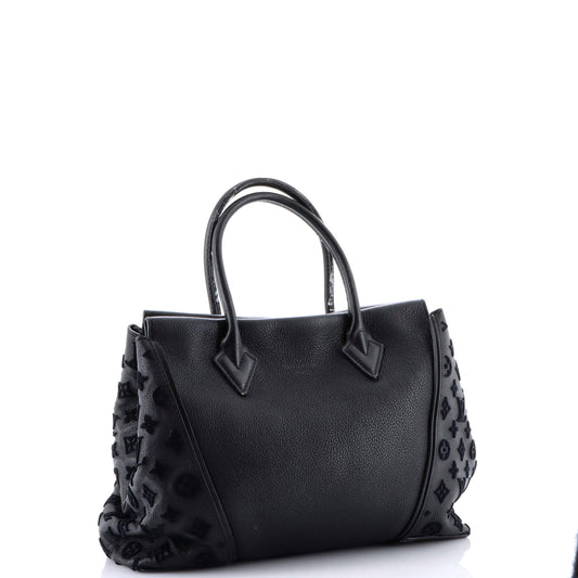 W Tote Monogram Tuffetage Leather PM