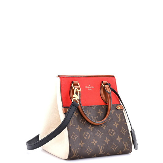 Fold Tote Monogram Canvas and Leather PM