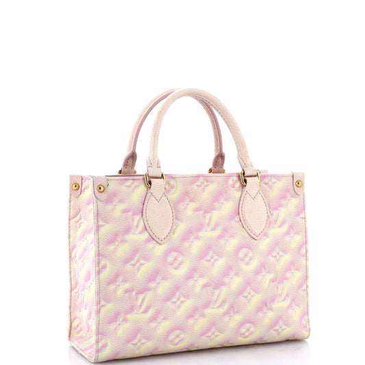 OnTheGo Tote Stardust Monogram Empreinte Leather PM