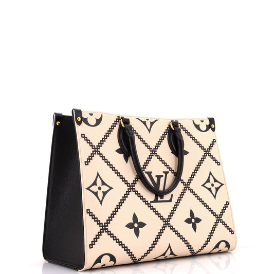 OnTheGo Tote Monogram Empreinte Giant Broderies MM
