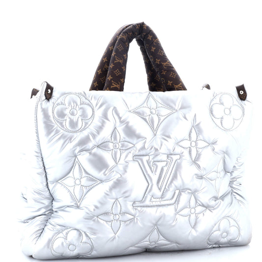 Pillow OnTheGo Tote Monogram Quilted Econyl Nylon GM