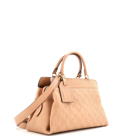Vosges Handbag Whipstitch Monogram Empreinte Leather MM