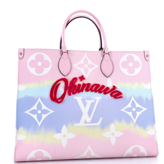 OnTheGo Tote Limited Edition Cities Escale Monogram Giant GM