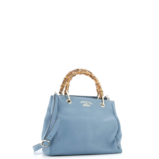 Bamboo Shopper Tote Leather Small