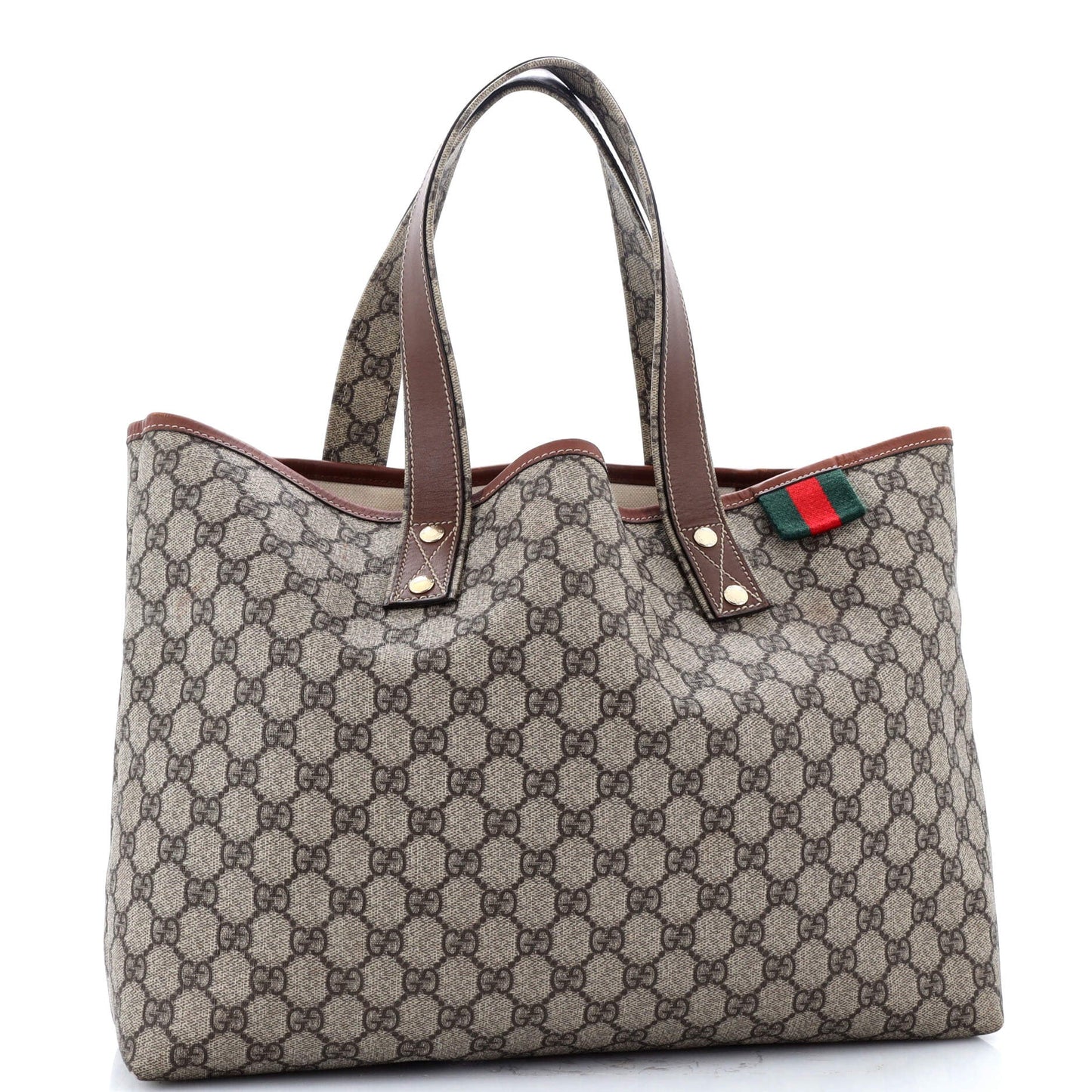 Web Loop Tote GG Coated Canvas Medium