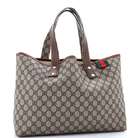Web Loop Tote GG Coated Canvas Medium