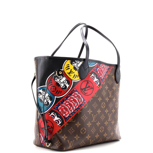 Neverfull NM Tote Limited Edition Kabuki Monogram Canvas MM