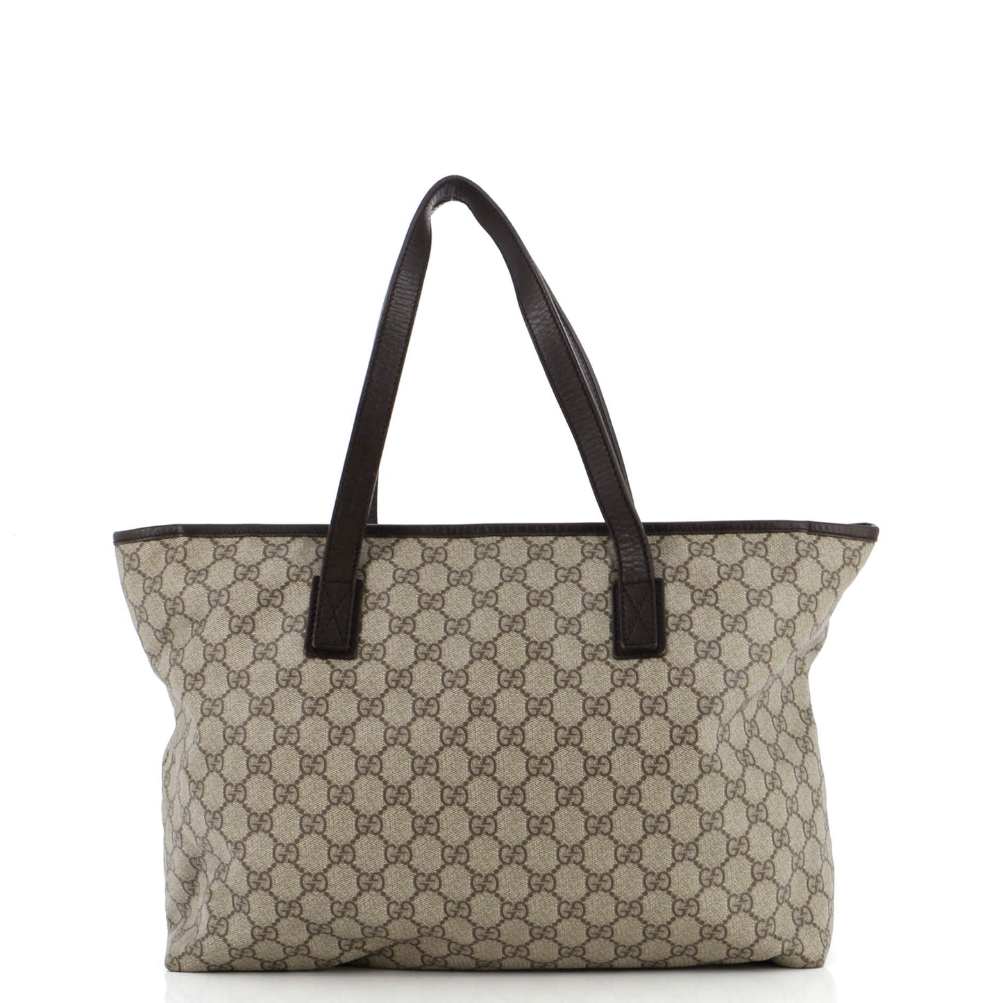 Plus Tote GG Coated Canvas with Leather Large