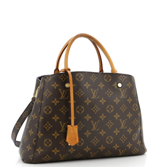 Montaigne Handbag Monogram Canvas MM