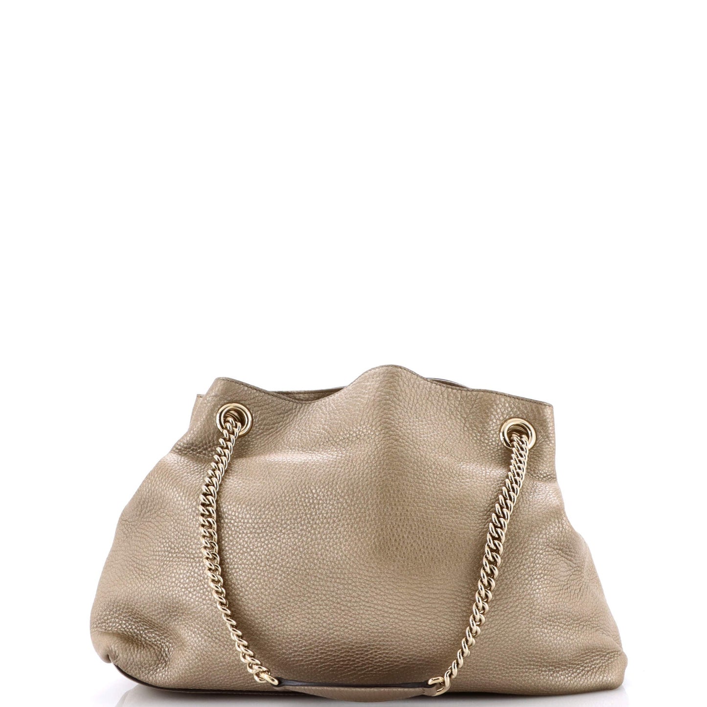 Soho Chain Strap Shoulder Bag Leather Medium