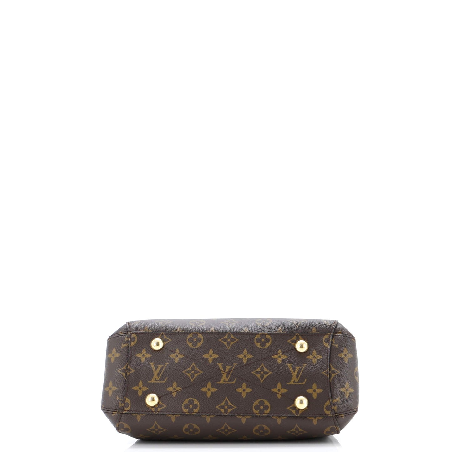 Braided Handle Montaigne Handbag Monogram Canvas BB