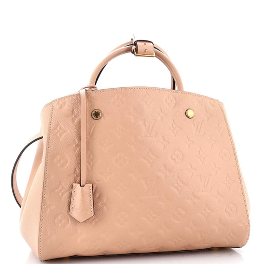 Montaigne Handbag Monogram Empreinte Leather MM