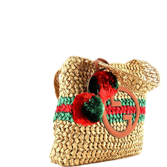 Blondie NM Open Tote Raffia Medium