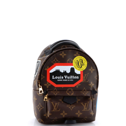 Palm Springs Backpack Limited Edition World Tour Monogram Canvas Mini