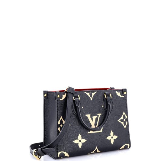 OnTheGo Tote Bicolor Monogram Empreinte Giant PM