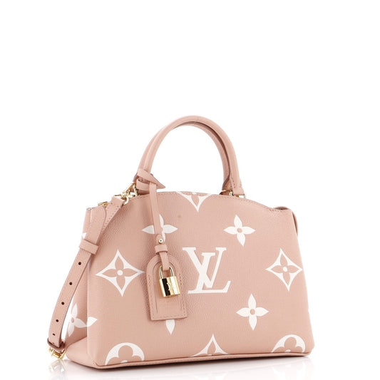Petit Palais Handbag Bicolor Monogram Empreinte Giant