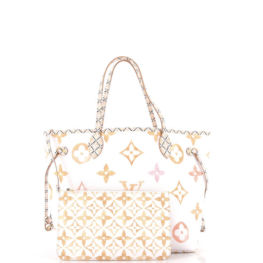 Neverfull NM Tote By The Pool Monogram Watercolor Giant MM