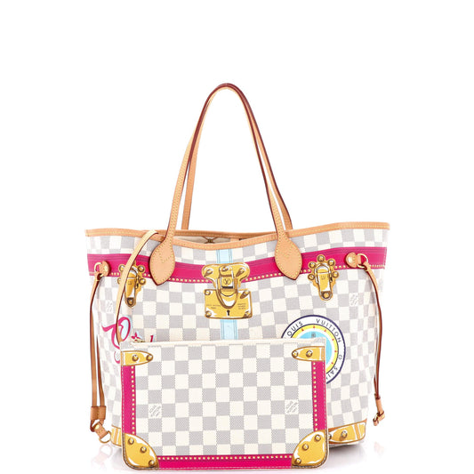 Neverfull NM Tote Limited Edition Damier Summer Trunks MM