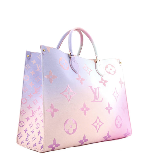 OnTheGo Tote Spring in the City Monogram Giant Canvas GM