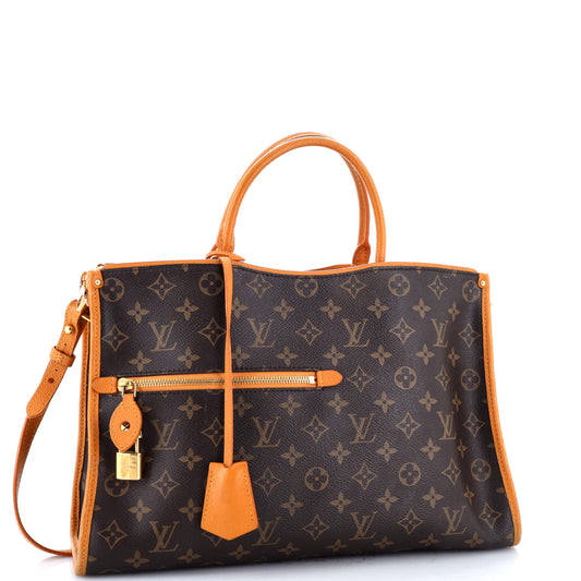 Popincourt NM Handbag Monogram Canvas with Leather MM