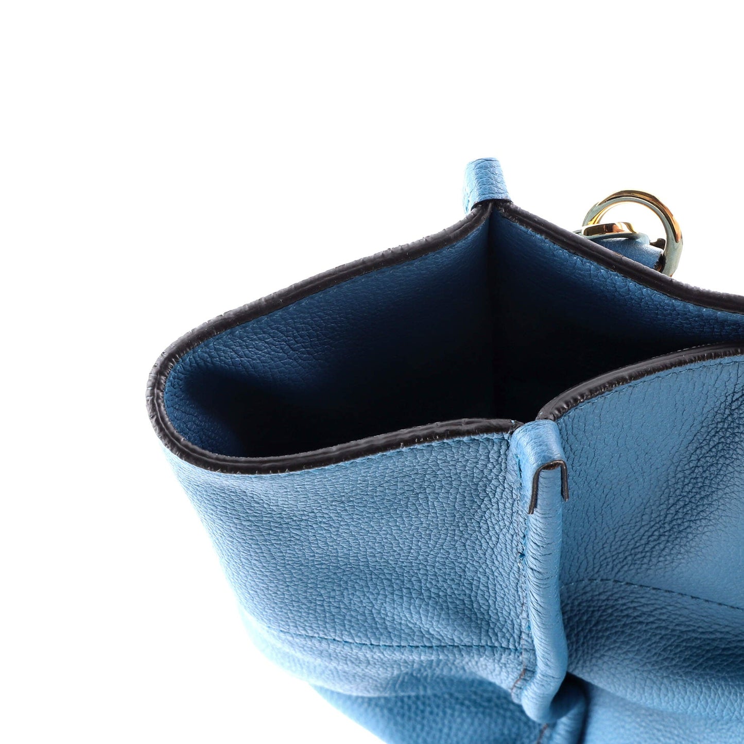 Logo Tote Embossed Leather Large