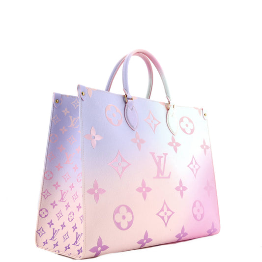 OnTheGo Tote Spring in the City Monogram Giant Canvas GM