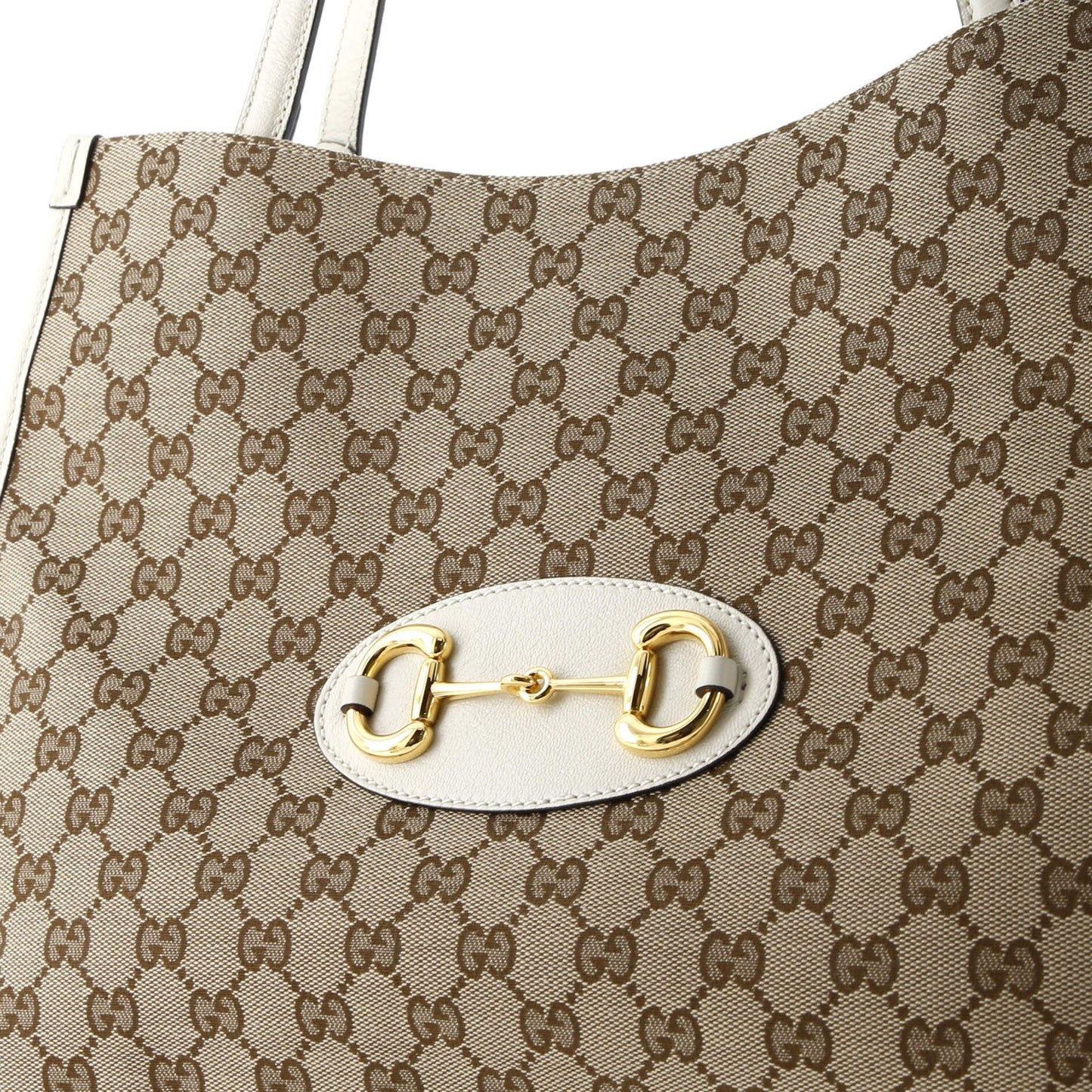 Horsebit 1955 Tote GG Canvas with Leather Medium