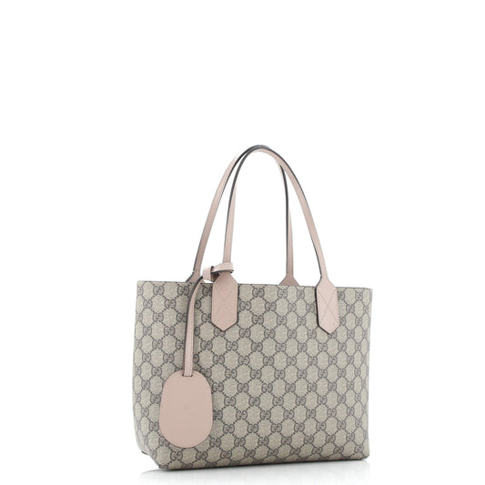 Reversible Tote GG Print Leather Small