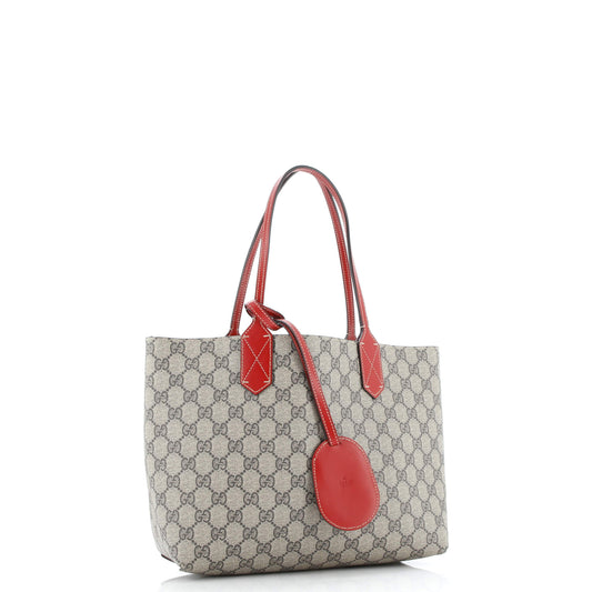 Reversible Tote GG Print Leather Small