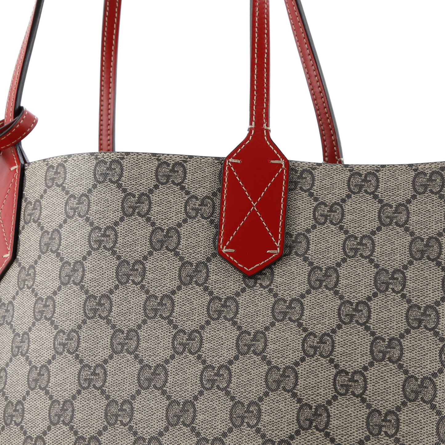 Reversible Tote GG Print Leather Small