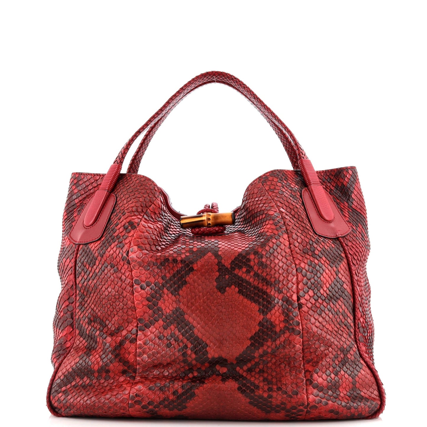 Hip Tote Python Large