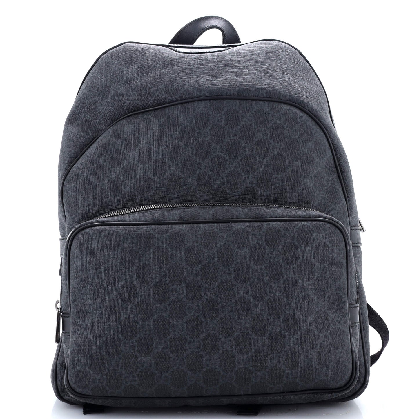 Zip Pocket Backpack GG Coated Canvas Medium